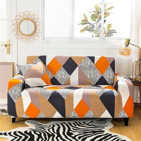 Story@Home Sofa Cover 3 Seater | Elastic Sofa Cover | Polyester Sofa ...