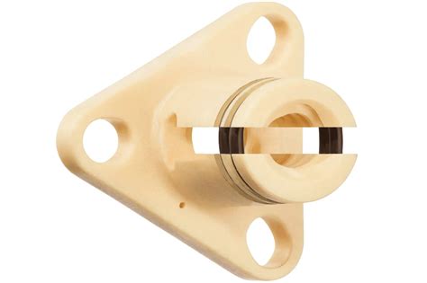 drylin® flange lead screw nut, drylin® trapezoidal thread, pre-loaded ...