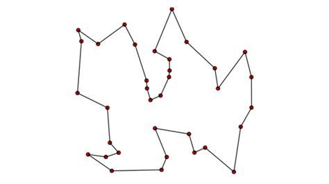 Travelling Salesman Problem Using Python 的图像结果