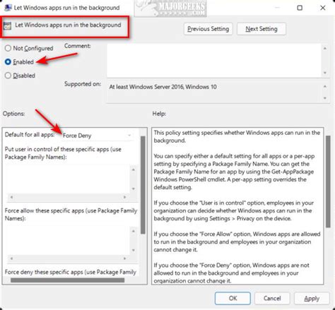 Image result for Disable Background Apps Windows 11