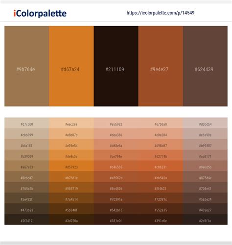 1+ Ochre And Millbrook Color Palettes & Gradient Ideas | iColorPalette