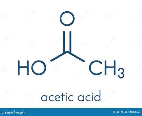 Ethanoic Acid Vector Illustration | CartoonDealer.com #80142568