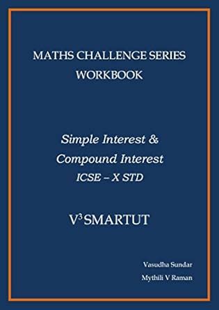 V3 SMARTUT MATH CHALLENEG SERIES WORKBOOK - Simple Interest and ...