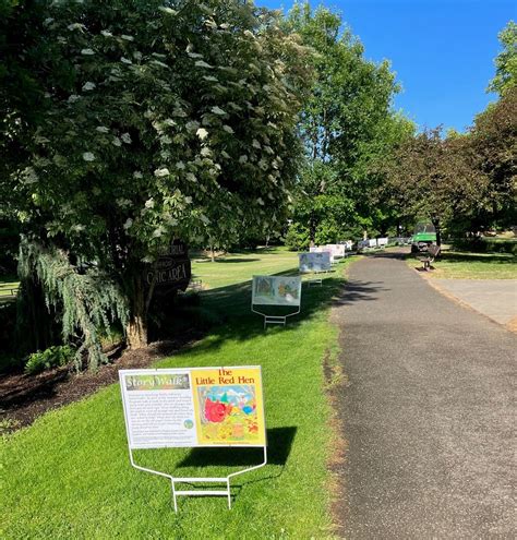 StoryWalk at Stewart Park by Half Shell, 1409 NE Diamond Lake Blvd ...