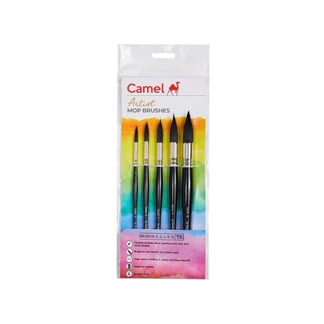 Camel Artist Mop Brush 73 Series Set - Pack of 3 or 5 – Artstation