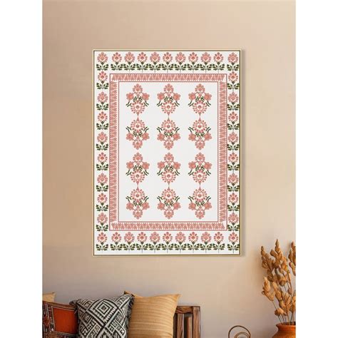 Buy Nestroots A Royal Welcome In Orange Splendor Wall Painting Online