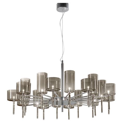 Axolight Spillray 30 Light Pendant Lamp in Crystal by Manuel and Vanessa Vivian For Sale at 1stDibs