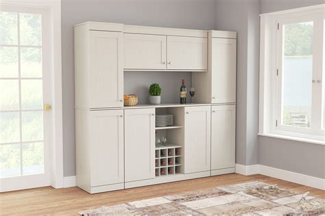 Buy Inval Shaker Style 4-Piece Buffet Storage System with 2 Tall/Slim ...