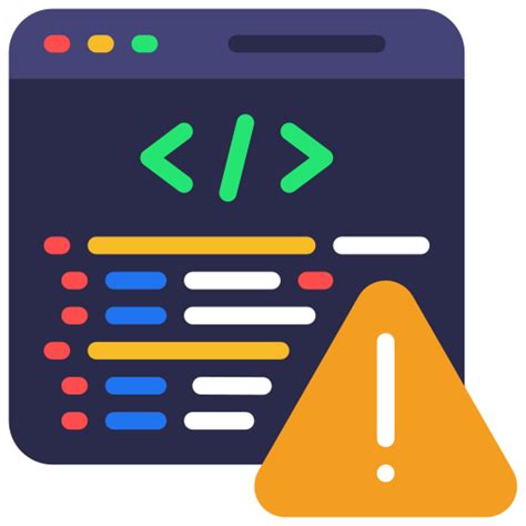 Code error - Free web icons