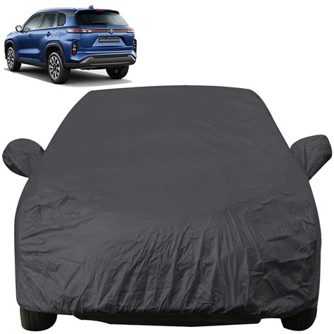 Maruti Grand Vitara Car Cover Grey 190T - Triple Stitched, Elastic Fit