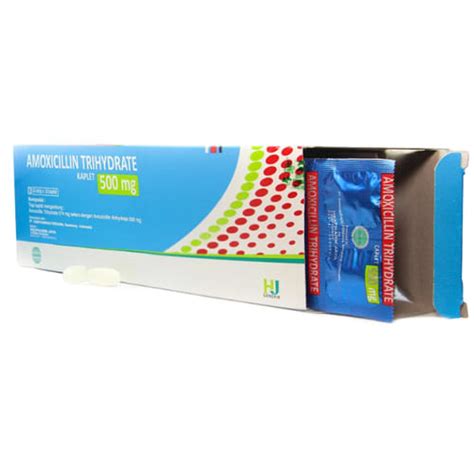Amoxicillin 500 mg 10 Kaplet Hexpharm - Manfaat, Kandungan, Dosis, dan ...