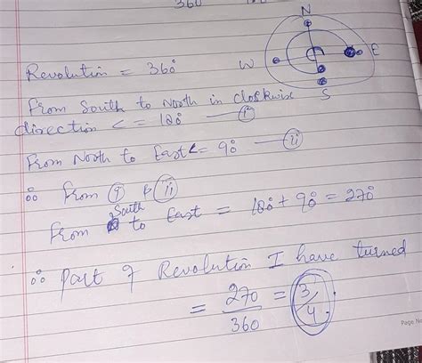 what part of a Revolution have you turned through if you stand facing ...