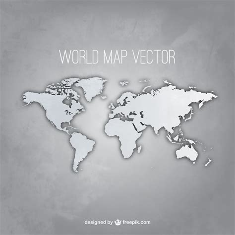 World map grey Vectors - Download Free High-Quality Vectors from ...