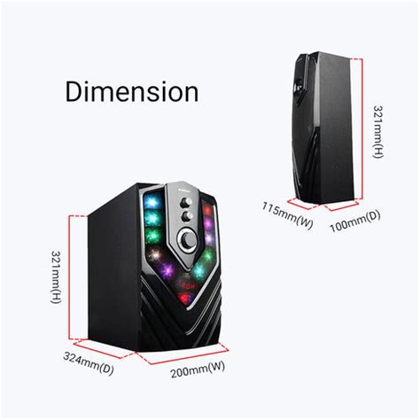 Zebronics Samba 4.1 Speaker - 105W, 4.1ch, Bass