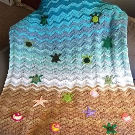 Image result for Crochet Sea Turtle Blanket Pattern