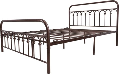 TUSEER Metal Bed Frame Queen Size with Vintage Headboard India | Ubuy