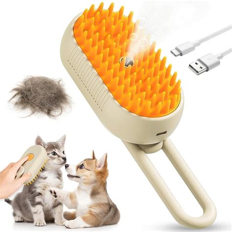 3 in 1 Pet Hair Removal Steam Comb, Perfect for Both Cats & Dogs 🐶🐱 – Stufx