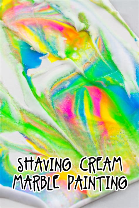 Shaving Cream Marbling Acrylic Paint at Douglas Hairston blog