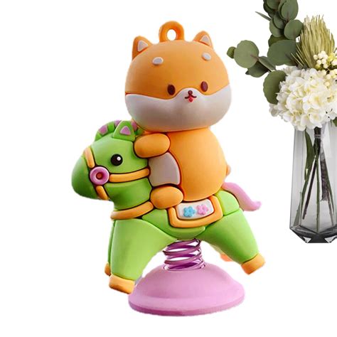 Car Bobblehead Dashboard Cute Animal Desk Topper Statue Desk Topper ...