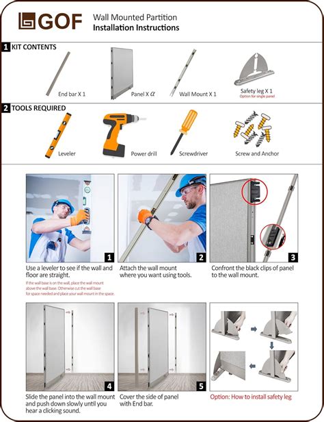 Buy GOF [Limited Time Special] Office Freestanding Partition Room ...
