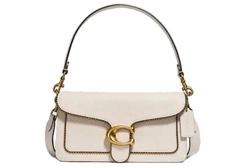 Coach Tabby Shoulder Bag 26 Beadchain Chalk – Kicks Machine