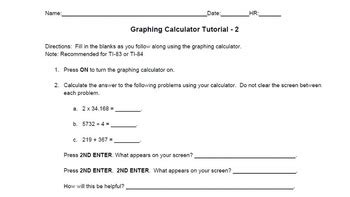 Image result for Graphing Calculator Tutorial