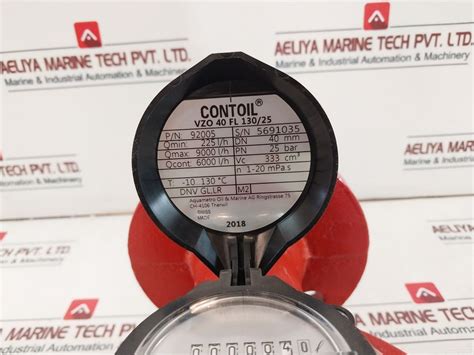 Contoil Vzo 40 Fl 130/25 Fuel Oil Meter – Aeliya Marine Tech®