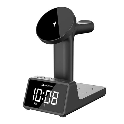 Portronics Bella 2 Magnetic 15W 3-in-1 Wireless Fast Charging Station ...