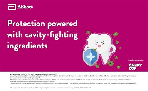 Abbott Candy Cop Oral Care Toothpaste for Children I Cavity Fighter ...