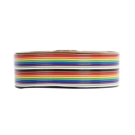 1Meter Multicolor Ribbon Cable 10 Core Dupont Rainbow Wire