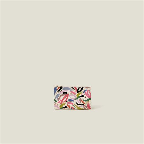 Abstract Brushstroke Print Pencil Case - Accessorize India