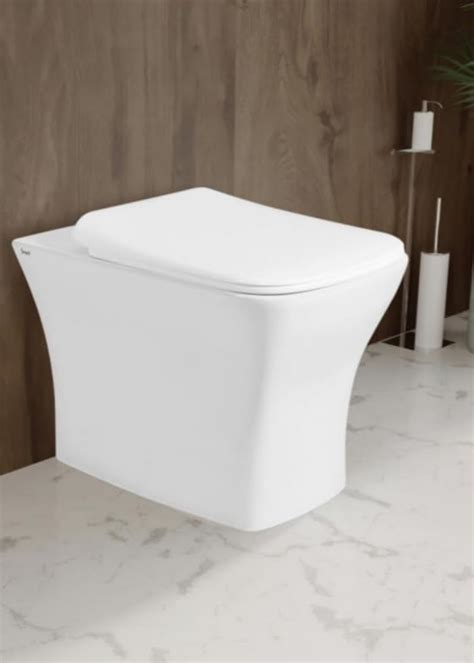 MiTiles Ceramic Wall Mounted Commode | Western Toilet | Commode With ...
