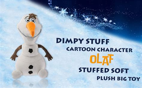 Buy Dimpy Stuff Cartoon Character Olaf Stuffed Soft Plush Big Toy for ...