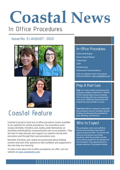 Newsletters | Coastal Womens Healthcare
