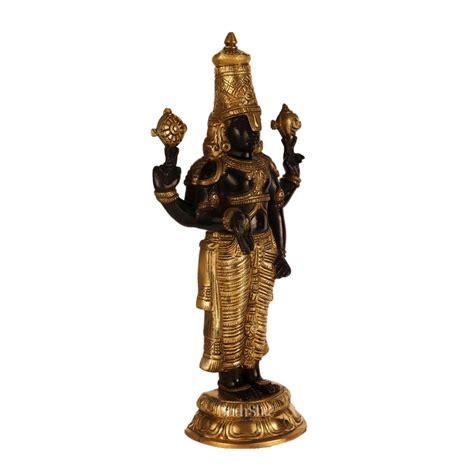 Buy Handcrafted Brass Tirupati Balaji Statue | Lord Venkateshwara Swamy ...