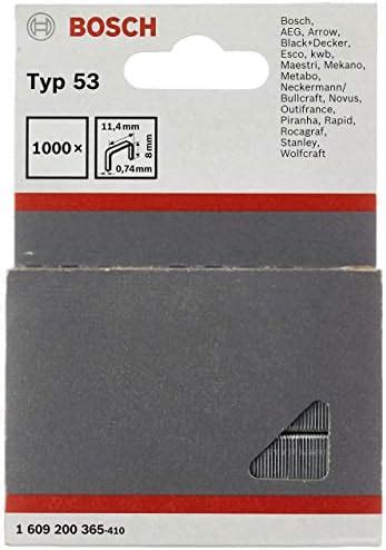 Bosch Professional Fine Wire Staples With Length 8mm, Pack Of 1000 ...