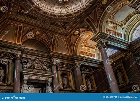 Interior of the FitzWilliam Museum for Antiquities and Fine Arts at ...