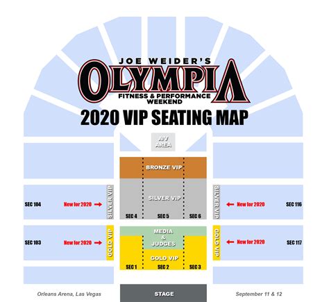 VIP Packages | Olympia Weekend