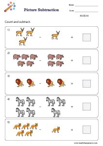Image result for Subtraction Left Over Example Picture