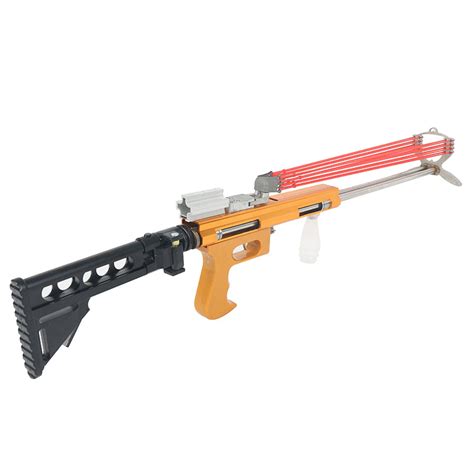 New Folding Slingshot with 16 Strand Rubber Band Red Laser Powerful Sl ...
