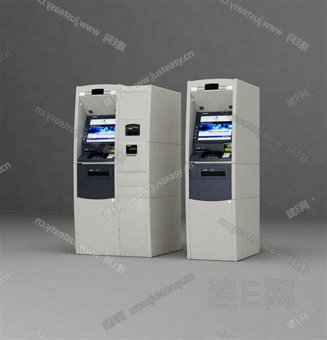 01银行ATM24小时自动取款机合集su草图模型下载-【集简空间】「每日更新」