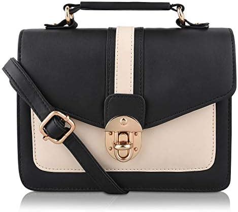 ADISA Women's Sling Bag (Black) : Amazon.in: Fashion