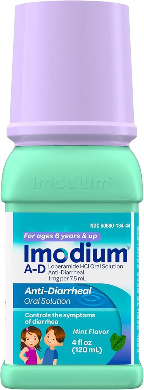Buy Imodium A-D Children's Liquid Anti-Diarrheal Medicine with ...