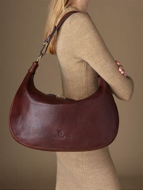 Buy Osprey London Brown The Burleigh Leather Hobo Bag from Next India