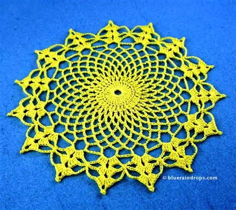 Image result for Small Crocheted Doily Tutorial
