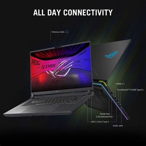 Buy ASUS ROG Strix G16 G615LW-RV148WS Intel Core Ultra 9 Gaming Laptop ...