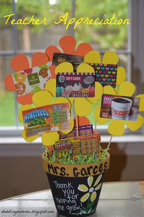 Teacher gift card, Teacher appreciation gifts, Teacher gifts