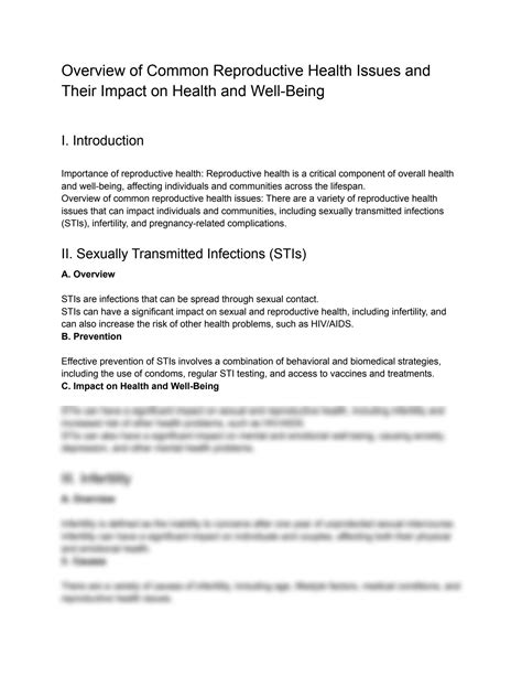 Image result for Reproductive Issues