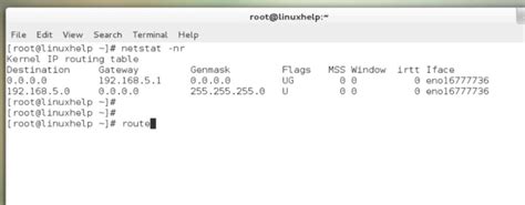 Image result for Linux Routes Example