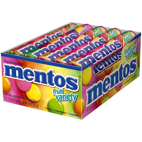 Mentos Fruit Variety (1.32 oz., 15 ct.) - Walmart.com - Walmart.com
